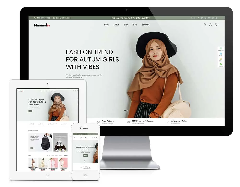 外贸商城 M001（服装服饰）