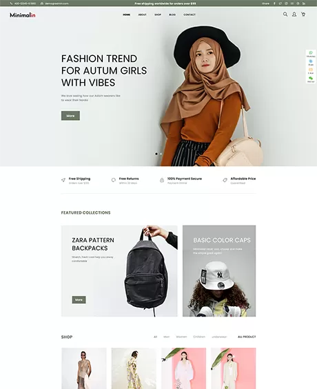 外贸商城 M001（服装服饰）