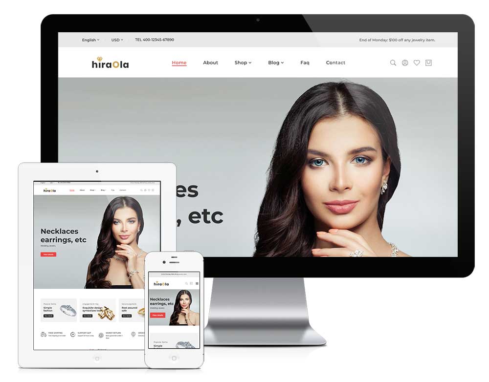 外贸商城 M005（珠宝首饰）