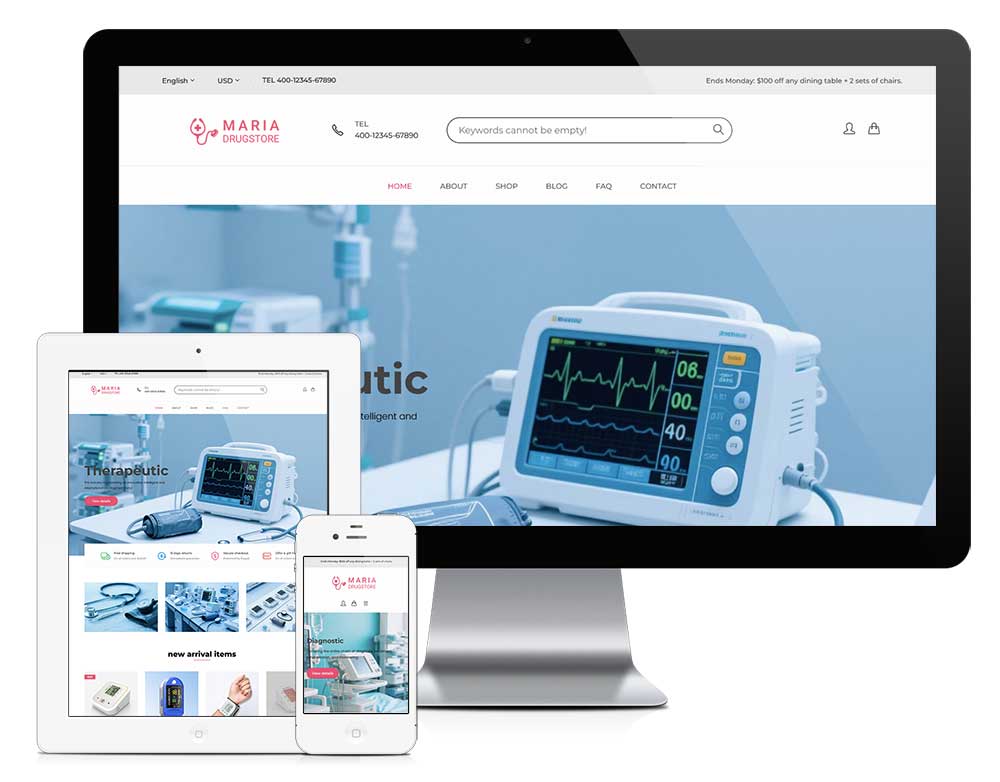 外贸商城 M008（医疗器械）