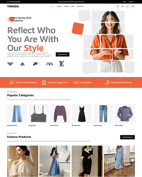 外贸商城 M010（服装服饰）